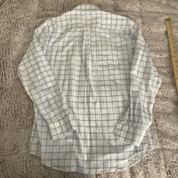 Peter Millar Long Fetlock Autumn Soft Cot ,Button‎ Sport Woven Shirt Men M White - Picture 9 of 14